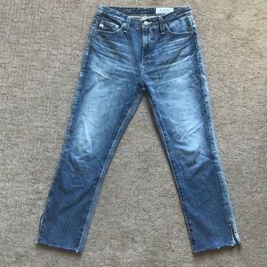AG Isabelle High Rise Straight Crop